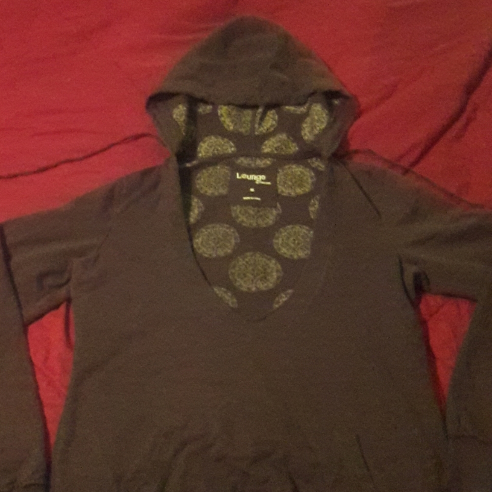 Lounge Brown Women's Open Front Sweater